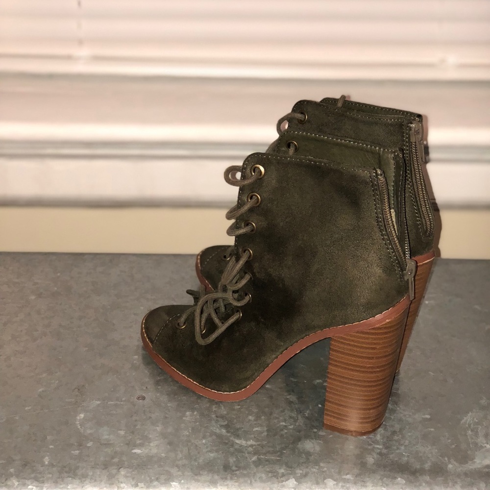 Olive Green Heels